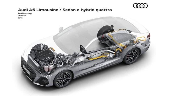 Audi представила гибридную версию A6
